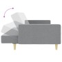 Sofá cama de 2 plazas con taburete tela gris claro by vidaXL, Sofas - Ref: Foro24-3216227, Price: 313,51 €, Discount: %