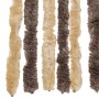 Cortina antimoscas chenilla marrón oscuro y beige 56x200 cm by vidaXL, Mosquito nets for windows - Ref: Foro24-377354, Price:...