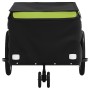 Remolque para bicicleta hierro negro y verde 30 kg de vidaXL, Remolques para bicicletas - Ref: Foro24-94102, Precio: 85,80 €,...