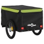 Remolque para bicicleta hierro negro y verde 30 kg de vidaXL, Remolques para bicicletas - Ref: Foro24-94102, Precio: 85,80 €,...