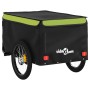 Remolque para bicicleta hierro negro y verde 30 kg