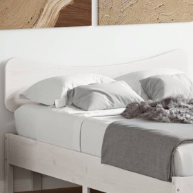 Cabecero de cama madera maciza de pino blanco 120 cm