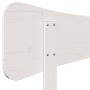 Massivholz-Kopfteil aus weißem Kiefernholz, 120 cm. von vidaXL, Kopf- und Fußteile - Ref: Foro24-844786, Preis: 44,18 €, Raba...