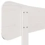Solid white pine wood headboard 120 cm by vidaXL, Headboards and footboards - Ref: Foro24-844786, Price: 43,58 €, Discount: %
