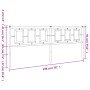 Schwarzes Metallkopfteil, 193 cm von vidaXL, Kopf- und Fußteile - Ref: Foro24-374278, Preis: 50,05 €, Rabatt: %