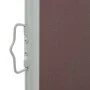 Toldo lateral retráctil de jardín marrón 100x300 cm de vidaXL, Sombrillas - Ref: Foro24-48340, Precio: 61,14 €, Descuento: %