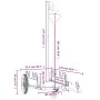 Fahrradanhänger aus Eisen und orangefarbenem Oxford-Stoff von vidaXL, Fahrradanhänger - Ref: Foro24-94180, Preis: 77,86 €, Ra...