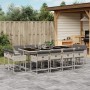 Set comedor jardín y cojines 13 pzas ratán sintético gris claro by vidaXL, Garden sets - Ref: Foro24-3211403, Price: 758,63 €...