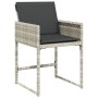 Set comedor jardín y cojines 13 pzas ratán sintético gris claro by vidaXL, Garden sets - Ref: Foro24-3211403, Price: 758,63 €...