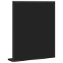 Espejo de baño con estante madera ingeniería negro 50x12x60 cm de vidaXL, Tocadores de baño - Ref: Foro24-842416, Precio: 48,...