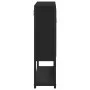 Armario con espejo de baño madera ingeniería negro 60x16x60 cm de vidaXL, Tocadores de baño - Ref: Foro24-842421, Precio: 56,...