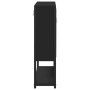 Armario con espejo de baño madera ingeniería negro 60x16x60 cm by vidaXL, bathroom vanities - Ref: Foro24-842421, Price: 57,3...