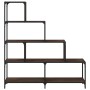 Bücherregal mit 4 Stufen aus braunem Eichenholz, 139x33,5x149 cm. von vidaXL, Bücherregale und Regale - Ref: Foro24-842480, P...