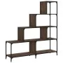 Bücherregal mit 4 Stufen aus braunem Eichenholz, 139x33,5x149 cm. von vidaXL, Bücherregale und Regale - Ref: Foro24-842480, P...