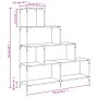 Librería de 4 peldaños madera marrón roble 139x33,5x149 cm by vidaXL, Bookcases and shelves - Ref: Foro24-842480, Price: 124,...