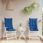 Hochlehner-Stuhlkissen, 2 Stück, Oxford-Stoff, Kleinblau. von vidaXL, Kissen für Stühle und Sofas - Ref: Foro24-377632, Preis...