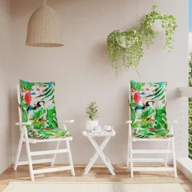 Cojines de silla con respaldo alto 2 uds tela Oxford multicolor by vidaXL, Cushions for chairs and sofas - Ref: Foro24-377653...