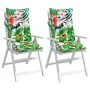 Cojines de silla con respaldo alto 2 uds tela Oxford multicolor by vidaXL, Cushions for chairs and sofas - Ref: Foro24-377653...