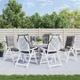 Stuhlkissen mit hoher Rückenlehne, 6 Stück, grauer Oxford-Stoff. von vidaXL, Kissen für Stühle und Sofas - Ref: Foro24-377607...