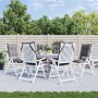 Stuhlkissen mit hoher Rückenlehne, 6 Stück, grauer Oxford-Stoff. von vidaXL, Kissen für Stühle und Sofas - Ref: Foro24-377607...