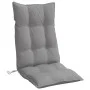 Stuhlkissen mit hoher Rückenlehne, 2 Stück, grauer Oxford-Stoff. von vidaXL, Kissen für Stühle und Sofas - Ref: Foro24-377605...