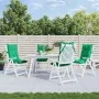 Stuhlkissen mit hoher Rückenlehne, 4 Stück, grüner Oxford-Stoff. von vidaXL, Kissen für Stühle und Sofas - Ref: Foro24-377618...