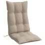 Cojines de silla con respaldo alto 2 uds tela Oxford gris taupe by vidaXL, Cushions for chairs and sofas - Ref: Foro24-377626...