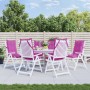 Cojines para silla con respaldo alto 6 uds tela Oxford rosa by vidaXL, Cushions for chairs and sofas - Ref: Foro24-377664, Pr...