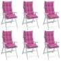 Cojines para silla con respaldo alto 6 uds tela Oxford rosa de vidaXL, Cojines para sillas y sofás - Ref: Foro24-377664, Prec...