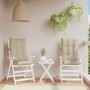Stuhlkissen mit hoher Rückenlehne, 2 Stück, Oxford-Stoff in Beige. von vidaXL, Kissen für Stühle und Sofas - Ref: Foro24-3776...