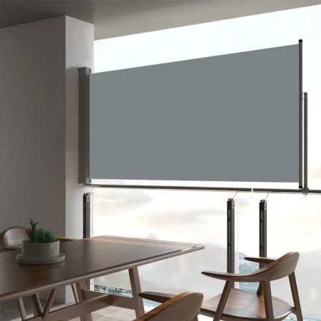 Retractable gray garden side awning 80x300 cm by vidaXL, Umbrellas - Ref: Foro24-48360, Price: 59,60 €, Discount: %