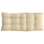 Stuhlkissen mit hoher Rückenlehne, 2 Stück, Oxford-Stoff in Beige. von vidaXL, Kissen für Stühle und Sofas - Ref: Foro24-3776...
