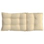 Stuhlkissen mit hoher Rückenlehne, 2 Stück, Oxford-Stoff in Beige. von vidaXL, Kissen für Stühle und Sofas - Ref: Foro24-3776...