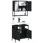 Juego de muebles de baño 2 pzas madera contrachapada negro by vidaXL, Bathroom furniture - Ref: Foro24-3214655, Price: 101,94...