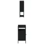 Juego de muebles de baño 2 pzas madera contrachapada negro by vidaXL, Bathroom furniture - Ref: Foro24-3214655, Price: 101,94...