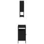 Juego de muebles de baño 2 pzas madera contrachapada negro by vidaXL, Bathroom furniture - Ref: Foro24-3214655, Price: 103,61...