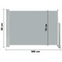 Einziehbare Gartenmarkise grau 80x300 cm von vidaXL, Sonnenschirme - Ref: Foro24-48360, Preis: 56,14 €, Rabatt: %