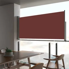 Retractable garden side awning, brown, 60x300 cm. by vidaXL, Umbrellas - Ref: Foro24-48355, Price: 44,49 €, Discount: %