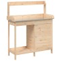 Pflanzenständer mit Schrank aus Fichtenholz 110,5x45x124,5 cm von vidaXL, Topfständer - Ref: Foro24-156343, Preis: 146,51 €, ...