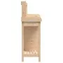 Mesa para macetas con armario madera de abeto 110,5x45x124,5 cm by vidaXL, Pot stands - Ref: Foro24-156343, Price: 125,37 €, ...