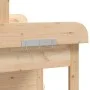 Mesa para macetas con armario madera de abeto 110,5x45x124,5 cm by vidaXL, Pot stands - Ref: Foro24-156343, Price: 125,37 €, ...