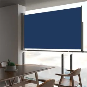 Retractable side awning for patio blue 140x300 cm by vidaXL, Umbrellas - Ref: Foro24-48347, Price: 88,64 €, Discount: %
