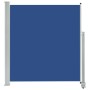 Ausziehbare Seitenmarkise für Terrasse blau 140x300 cm von vidaXL, Sonnenschirme - Ref: Foro24-48347, Preis: 90,80 €, Rabatt: %