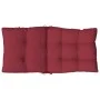 Cojines para silla respaldo bajo 2 uds tela Oxford rojo tinto by vidaXL, Cushions for chairs and sofas - Ref: Foro24-377698, ...