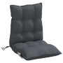 Niedrige Rückenkissen für Stühle, 4 Stück, aus anthrazitgrauem Oxford-Stoff. von vidaXL, Kissen für Stühle und Sofas - Ref: F...