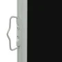 Schwarze einziehbare Garten-Seitenmarkise 60x300 cm von vidaXL, Sonnenschirme - Ref: Foro24-48352, Preis: 48,59 €, Rabatt: %