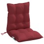 Kissen für Stühle mit niedriger Rückenlehne, 6 Stück, aus Oxford-Stoff in Weinrot. von vidaXL, Kissen für Stühle und Sofas - ...