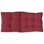 Cojines para silla respaldo bajo 6 uds tela Oxford rojo tinto de vidaXL, Cojines para sillas y sofás - Ref: Foro24-377700, Pr...