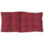 Cojines para silla respaldo bajo 6 uds tela Oxford rojo tinto de vidaXL, Cojines para sillas y sofás - Ref: Foro24-377700, Pr...