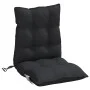 Kissen für Stühle mit niedriger Rückenlehne, 4 Stück, schwarzer Oxford-Stoff. von vidaXL, Kissen für Stühle und Sofas - Ref: ...